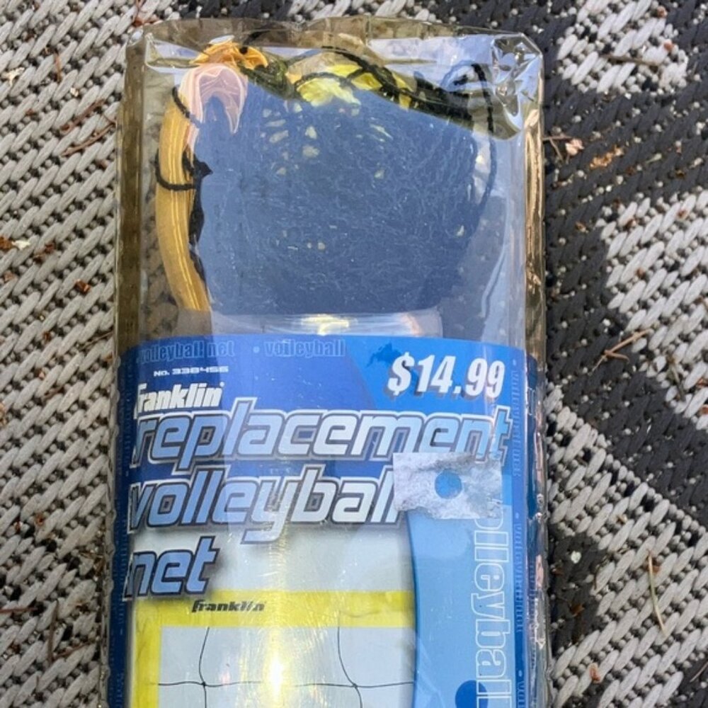 Franklin Black and Yellow Replacement Volleyball Net